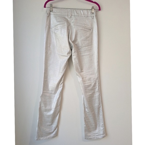 Bevy Flog Nansi Pants In Silver Python - Picture 5 of 9
